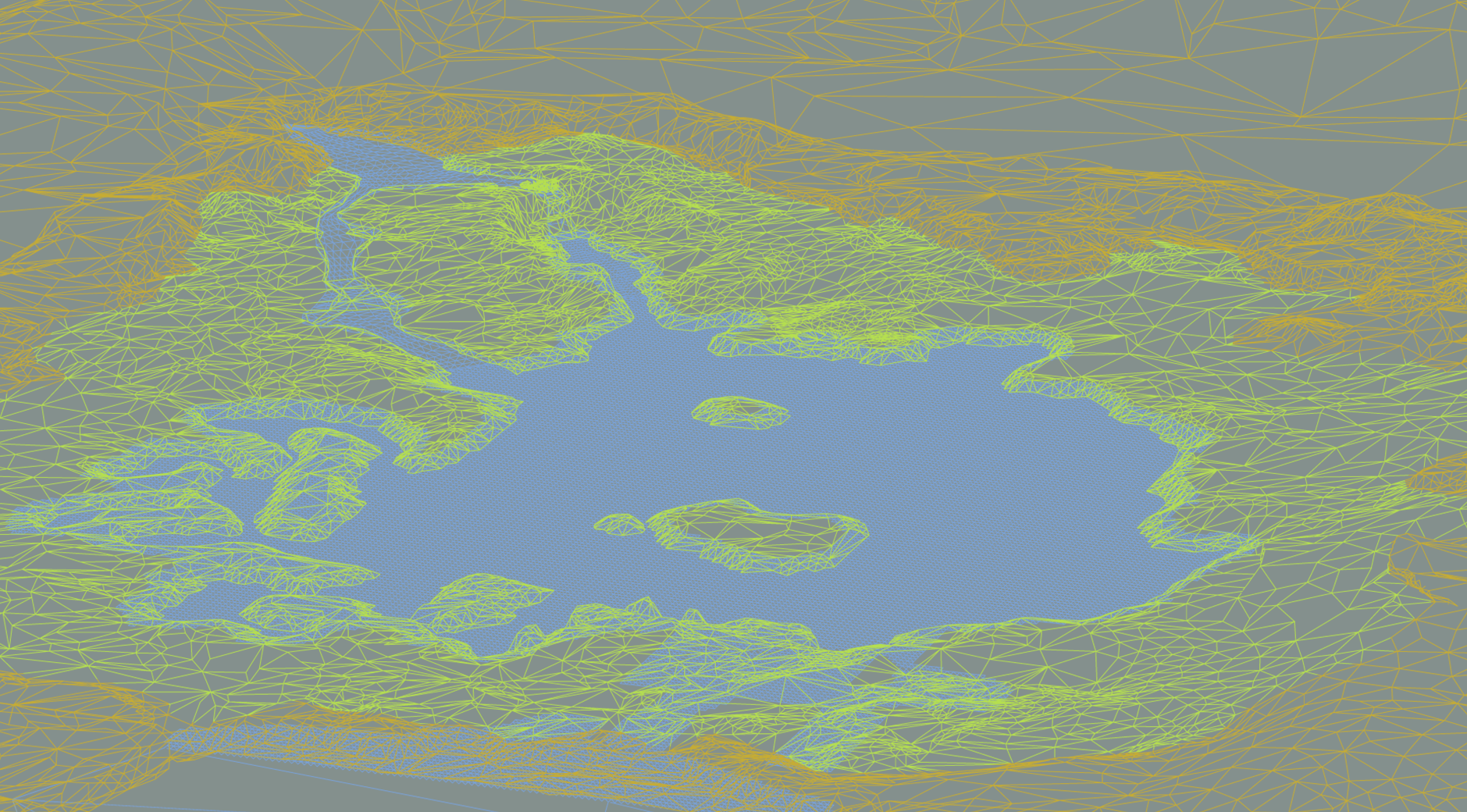 Lake wireframe