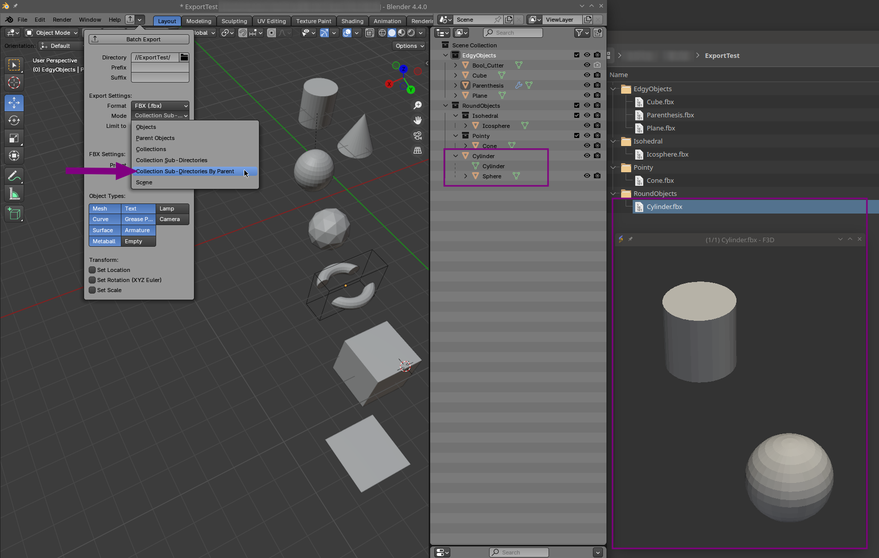 SDBE Screenshot Subdir Parent