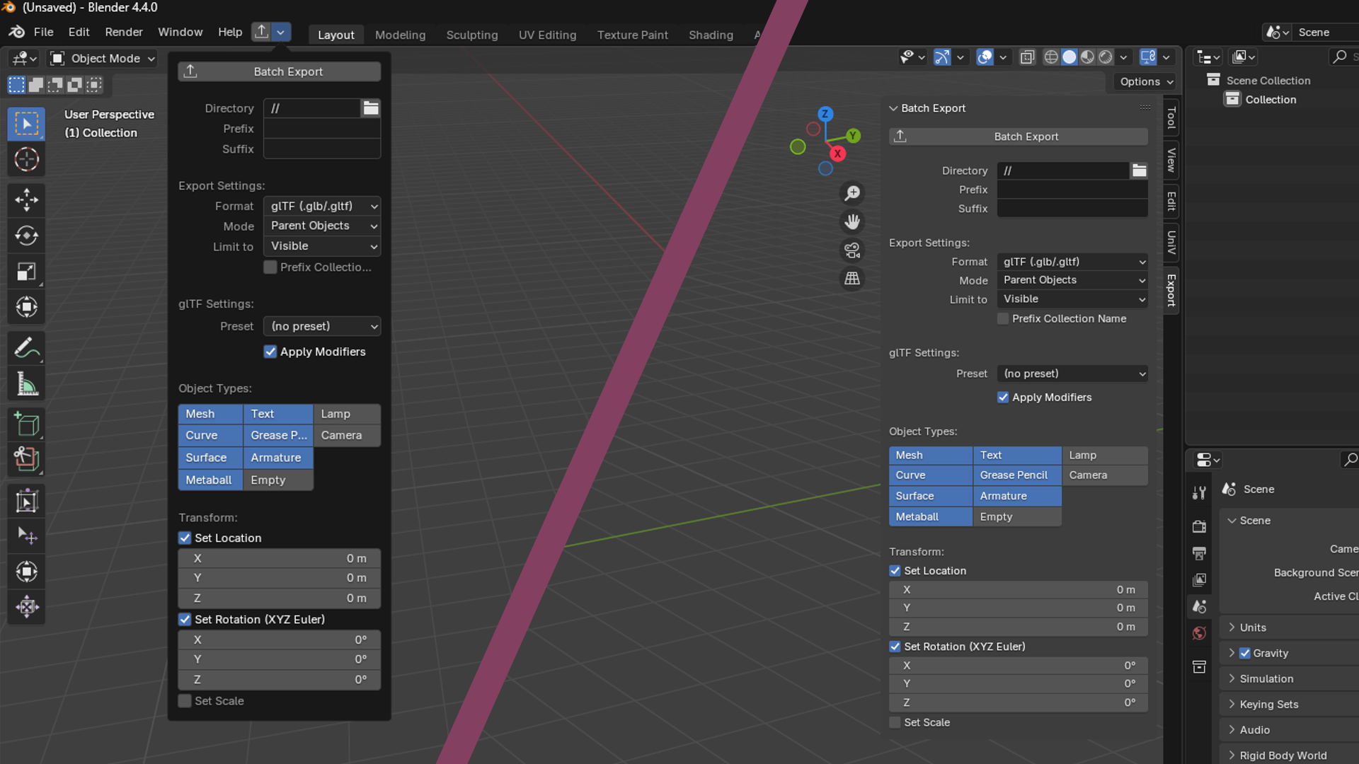 Super Duper Batch Exporter Preview